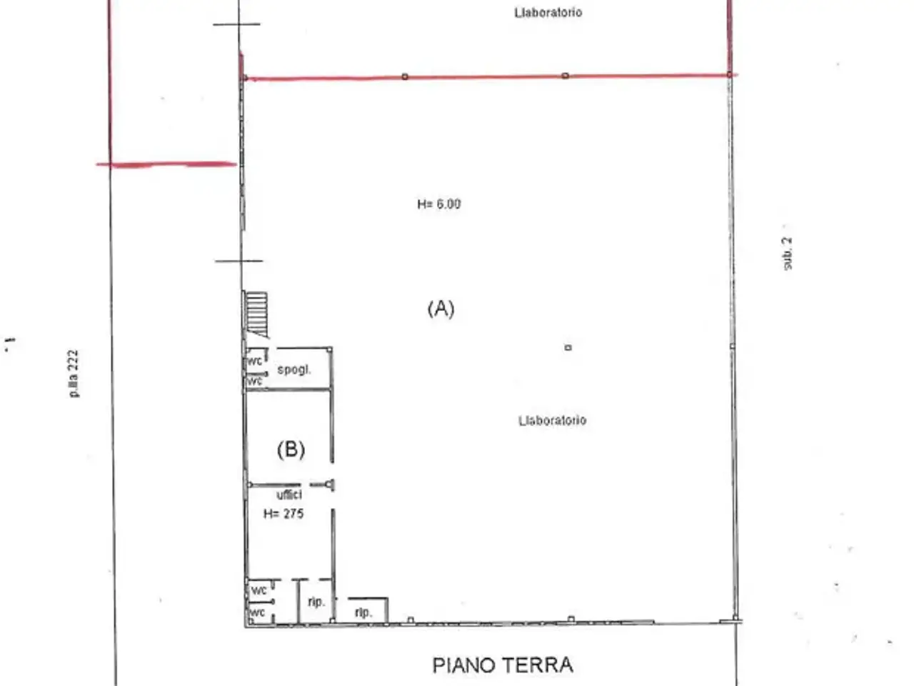 Capannone in Loc. Pantolone Snc, Civita Castellana, {3} - Planimetria 1