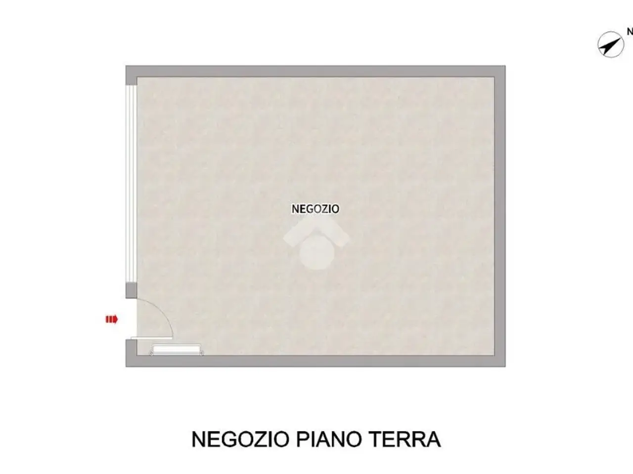 Negozio in Via del Cristo 00, Reggio nell'Emilia, {3} - Planimetria 1