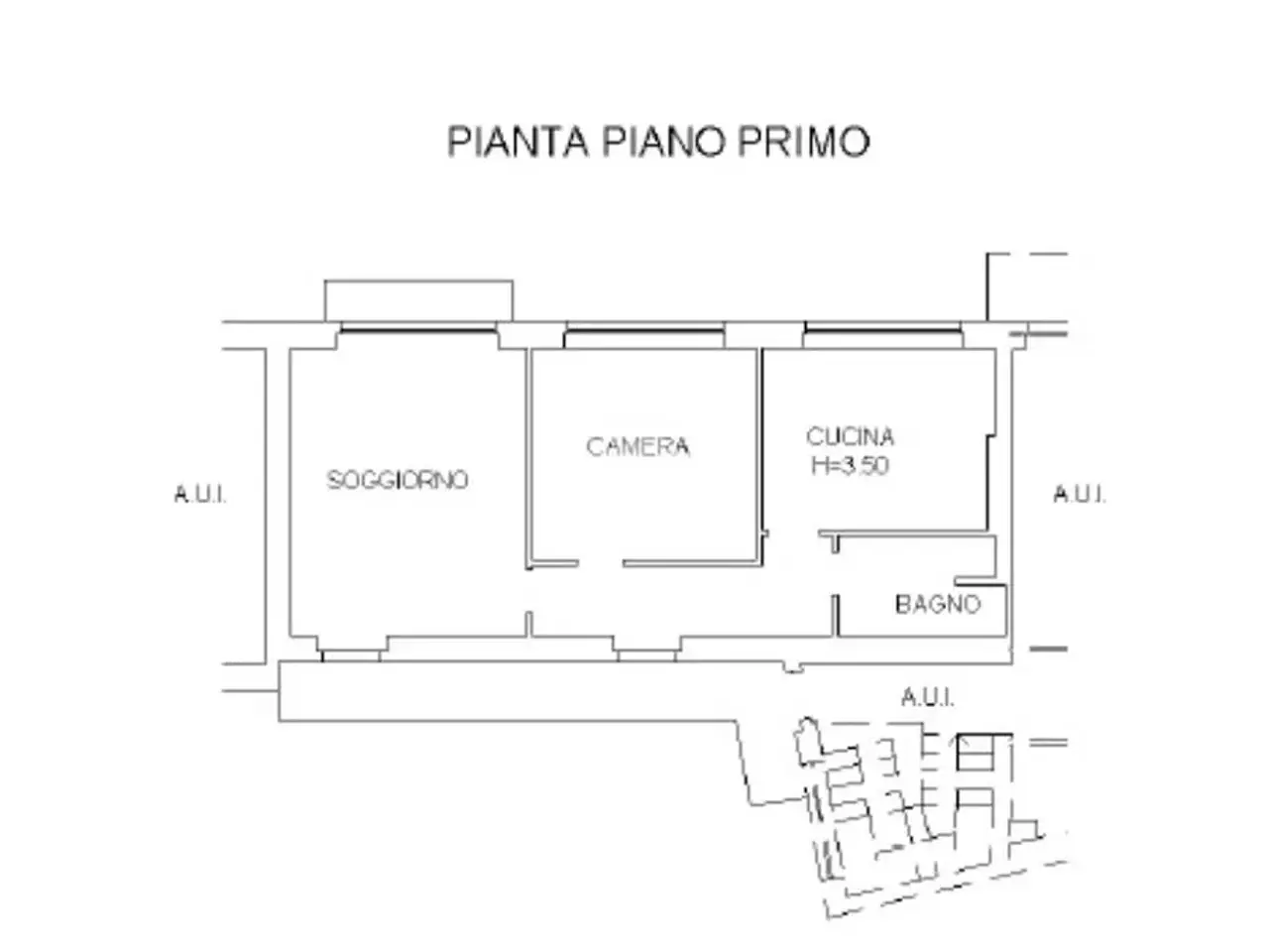 Palazzina commerciale in Piazza San Giuseppe 12, Galliate, {3} - Planimetria 1