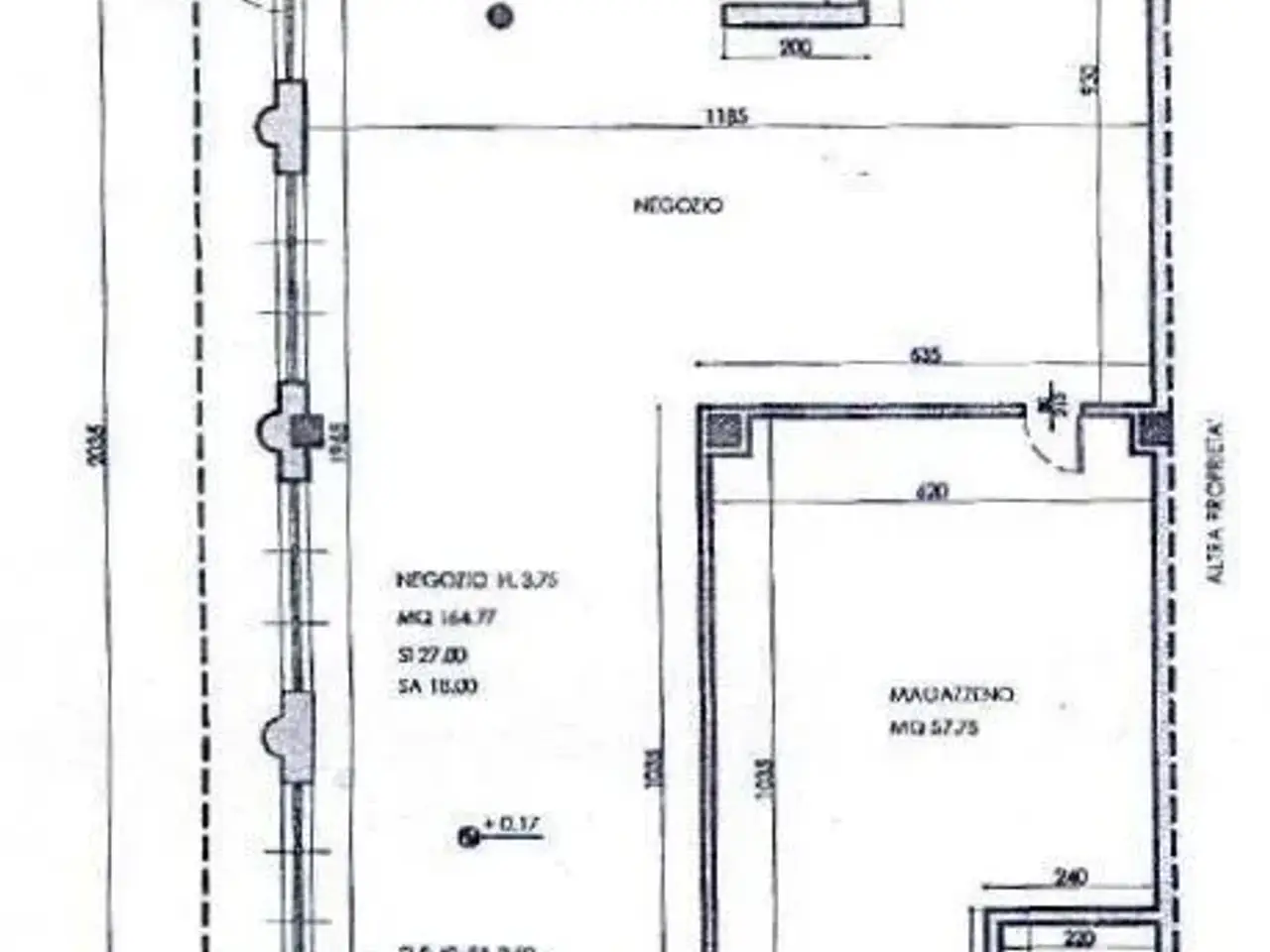 Capannone in Via Marconi 1, Vermezzo con Zelo, {3} - Planimetria 1