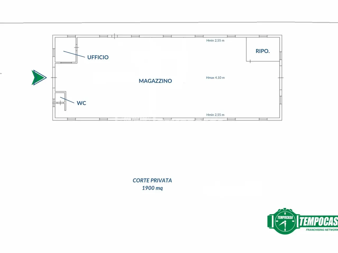 Capannone in Via delle Selve, Ostra, {3} - Planimetria 1