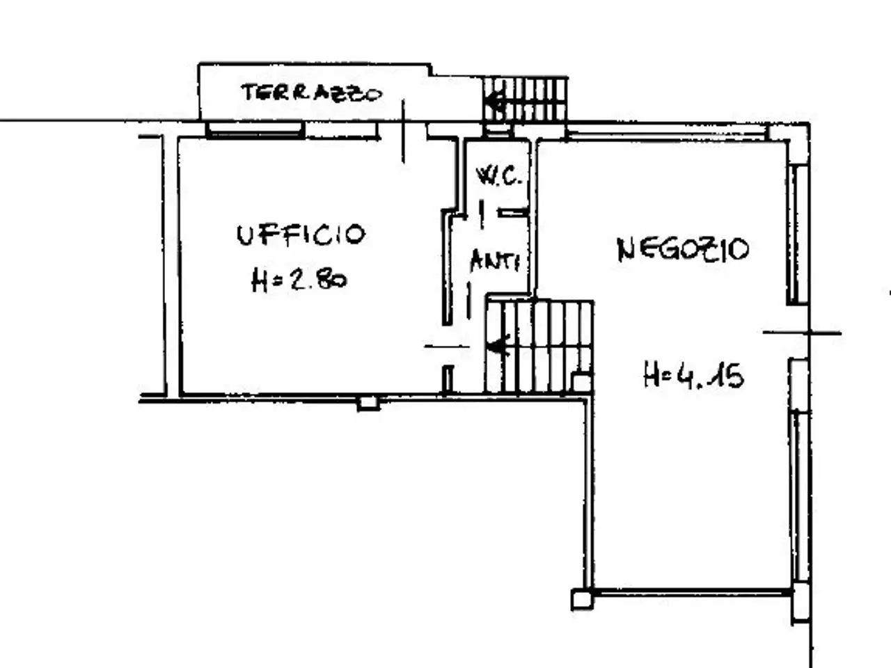 Negozio in Via Armistizio, Padova, {3} - Planimetria 1