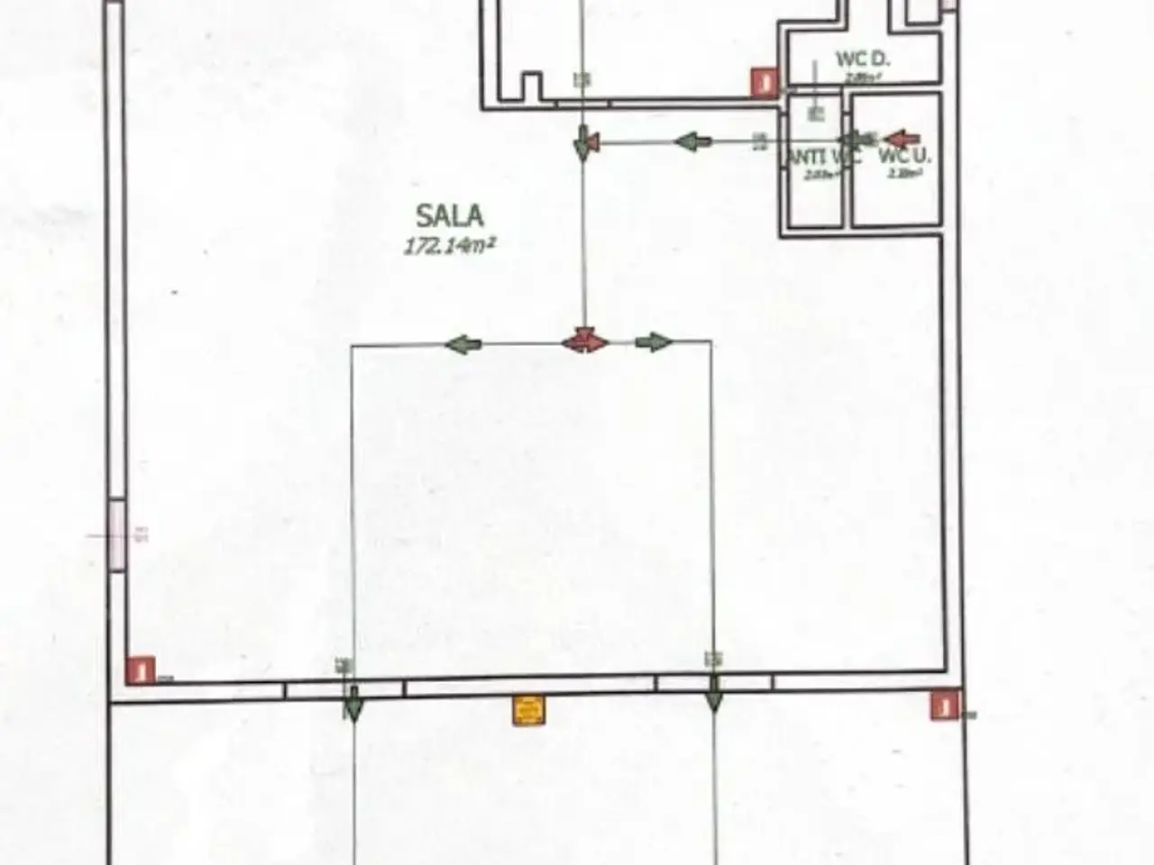 Negozio in Viale della Libertà 127, Aversa, {3} - Planimetria 1