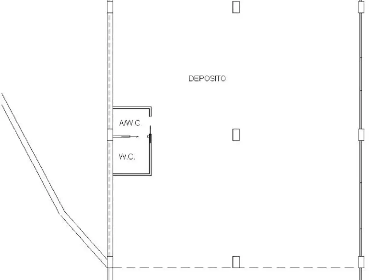 Negozio in Via Colonnelle, Albano Laziale, {3} - Planimetria 1