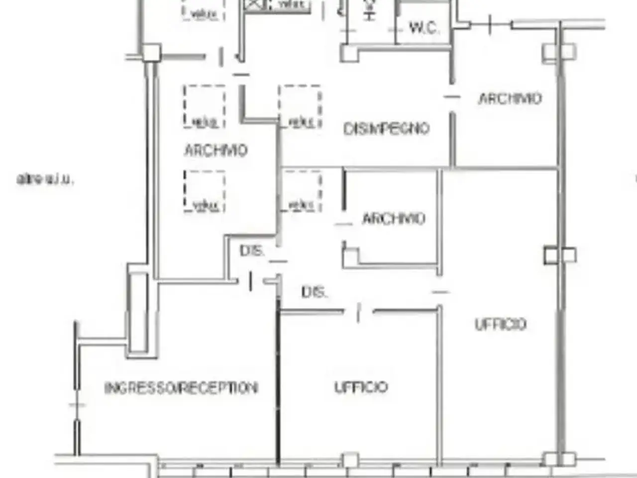 Ufficio in Via San Crispino 42, Padova, {3} - Planimetria 1