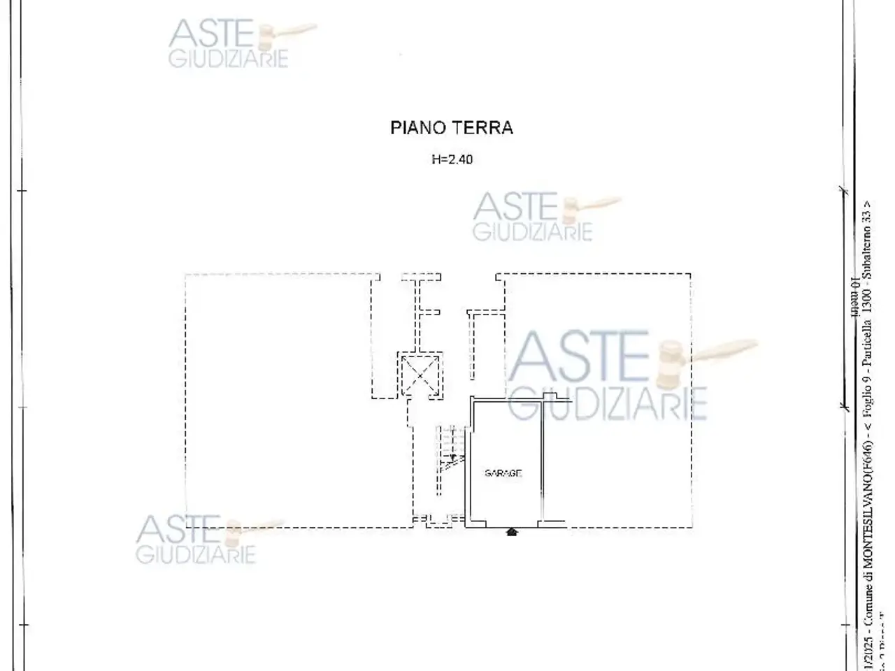 Garage in Via Vestina, 191, 65015 Montesilvano Pe, Italia 191, Montesilvano, {3} - Planimetria 1