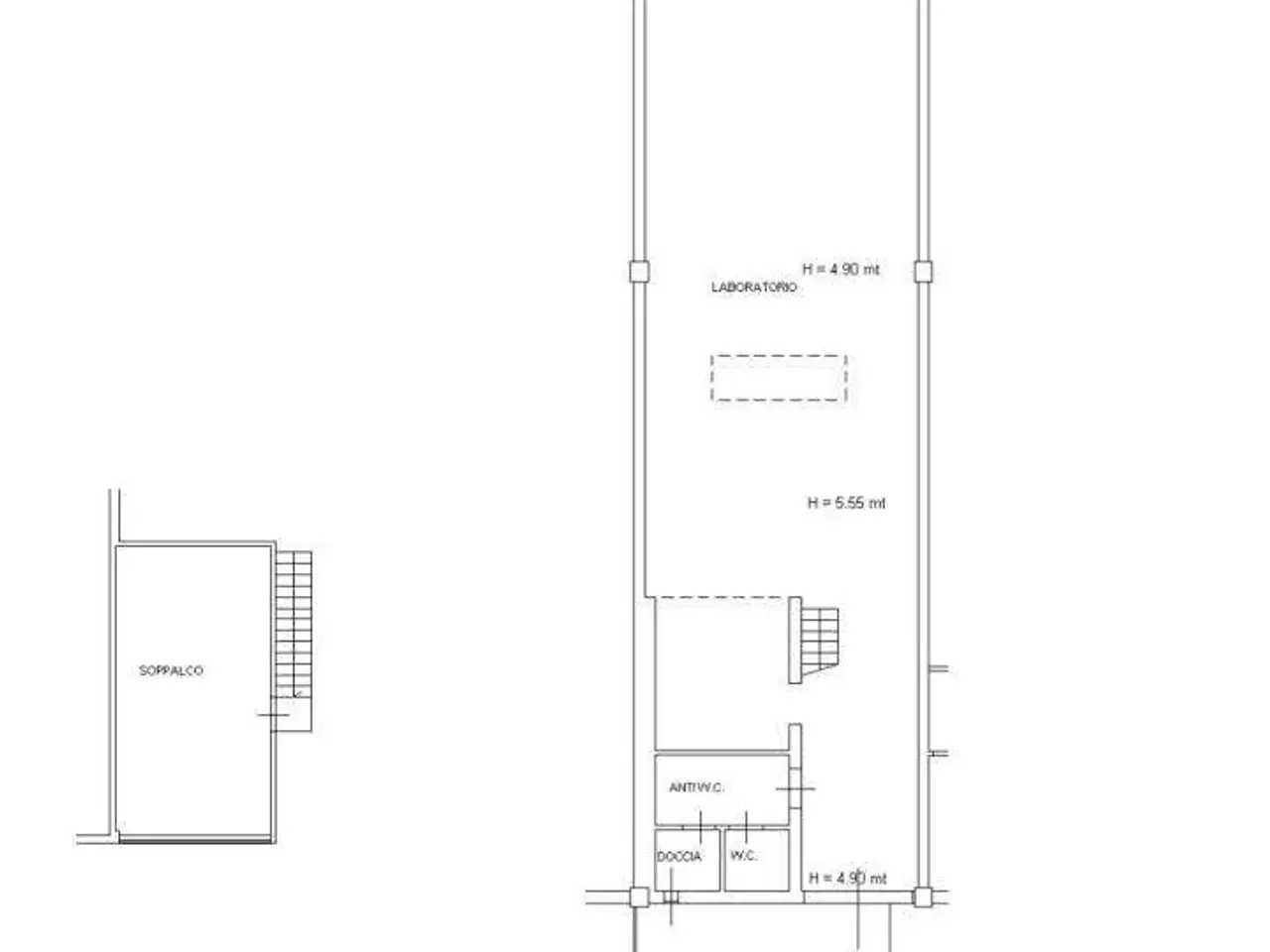 Capannone in Via Virginio, Montespertoli, {3} - Planimetria 1