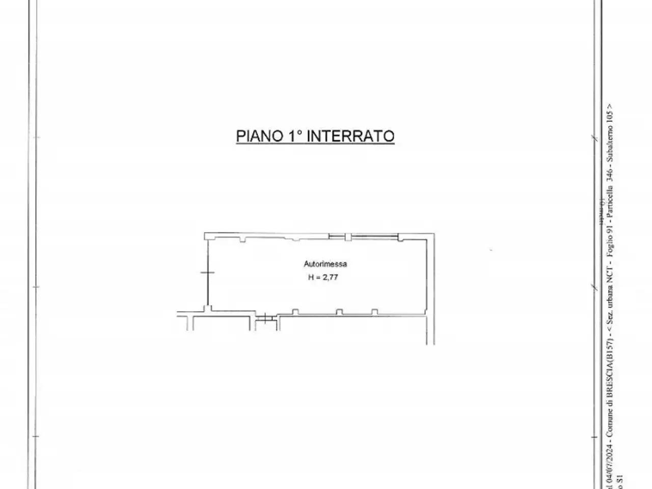 Ufficio in Via Pisacane 9, Brescia, {3} - Planimetria 1