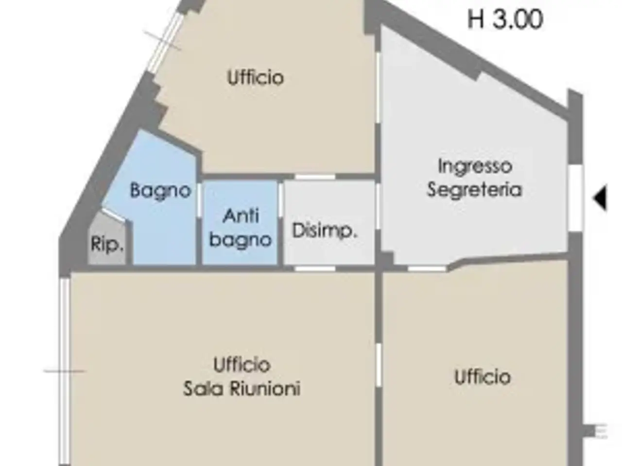 Ufficio in Viale Parioli , Roma, {3} - Planimetria 1