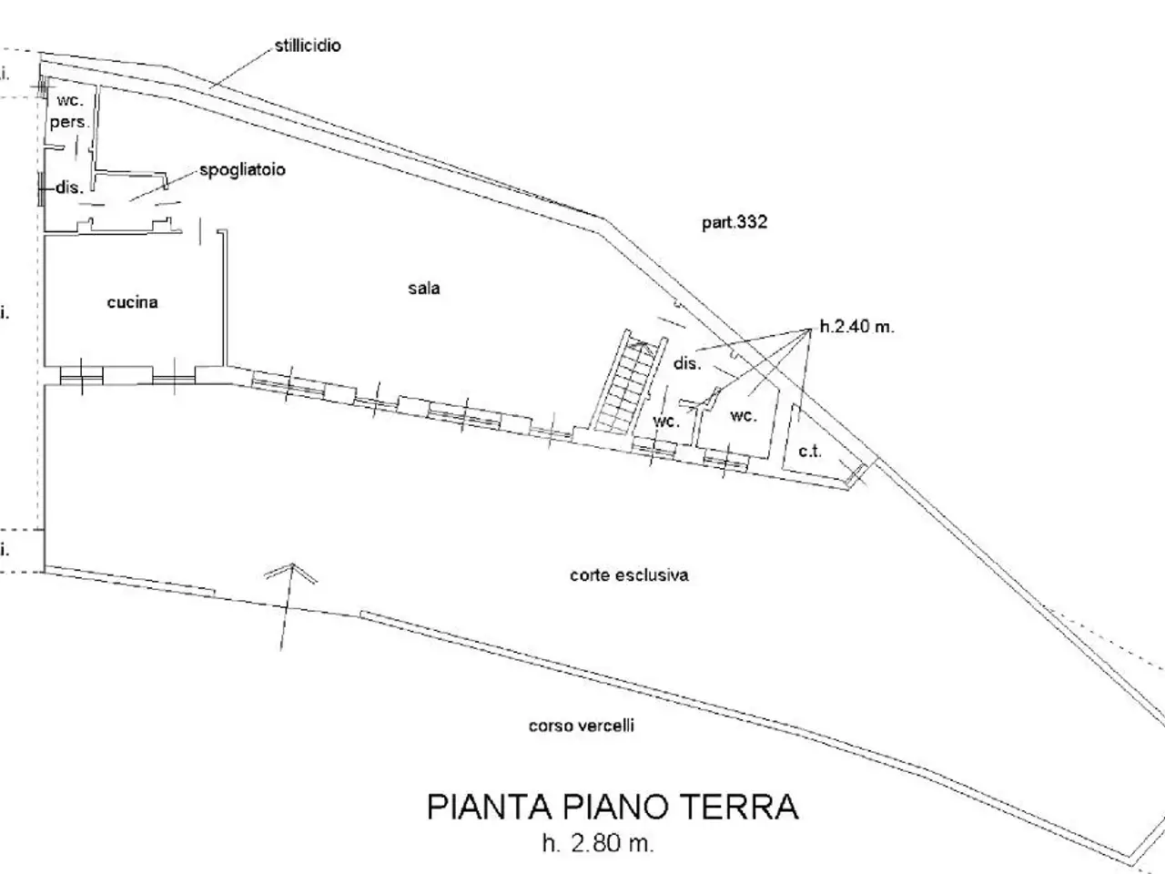 Negozio in Corso Vercelli 362, Ivrea, {3} - Planimetria 1