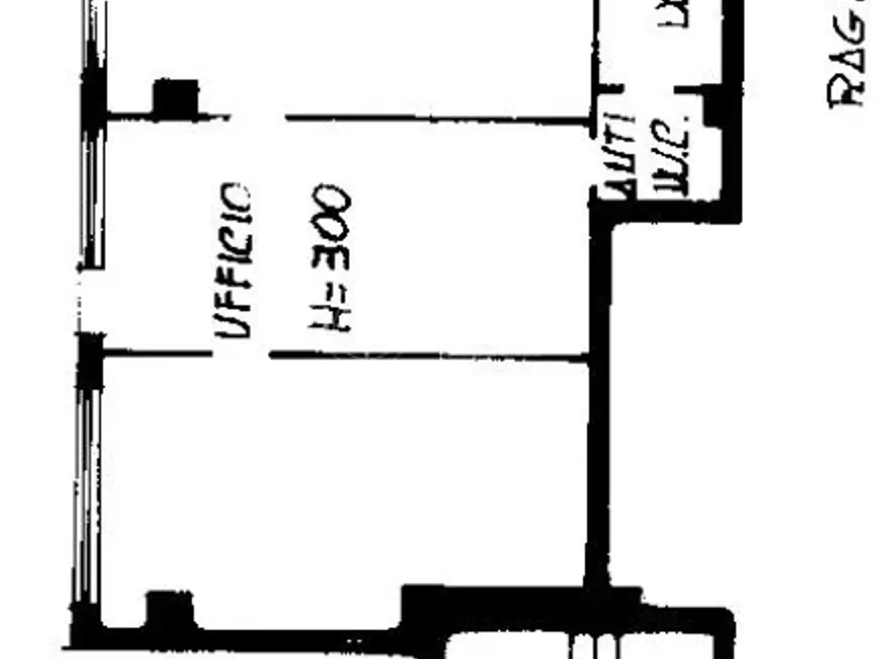 Ufficio in Via Brigata Reggio 32, Reggio Emilia, {3} - Planimetria 1