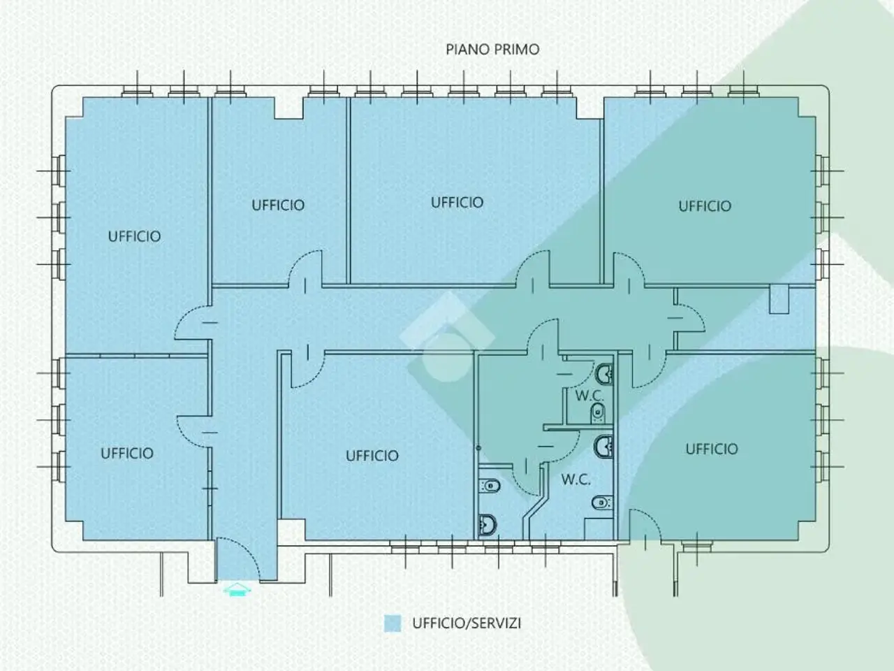 Ufficio in Via Risorgimento 84, Rho, {3} - Planimetria 1
