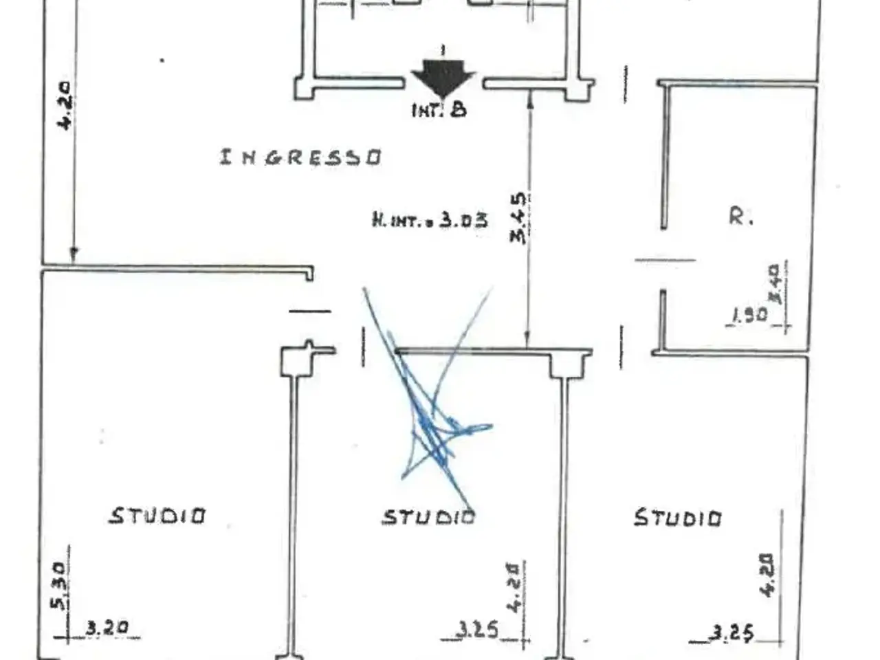 Ufficio in Via Martiri della Liberazione, Chiavari, {3} - Planimetria 1