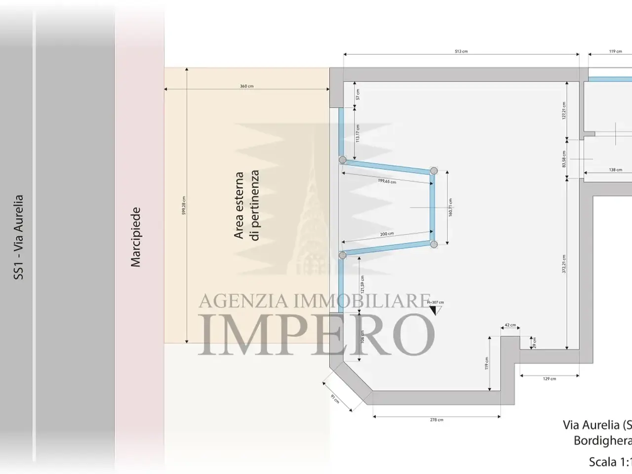 Articoli regalo in Via Vittorio Emanuele II 93, Bordighera, {3} - Planimetria 1