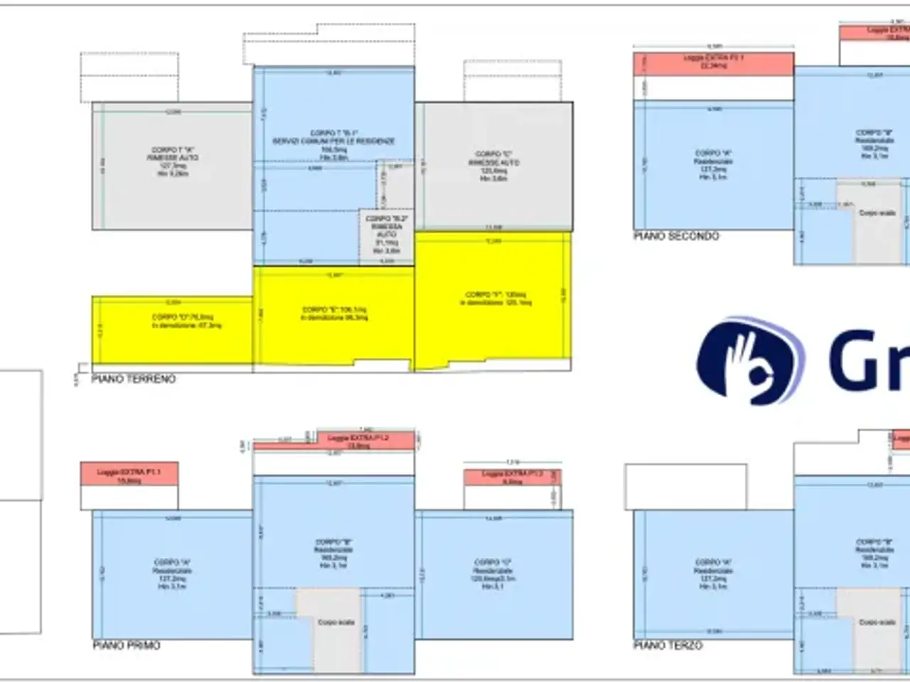 Palazzina commerciale in , Chianciano Terme, {3} - Planimetria 1