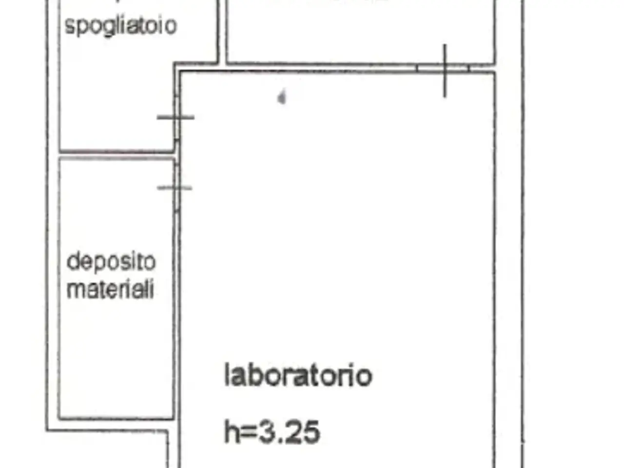 Laboratorio in Ia Circonvallazione 1, Viareggio, {3} - Planimetria 1