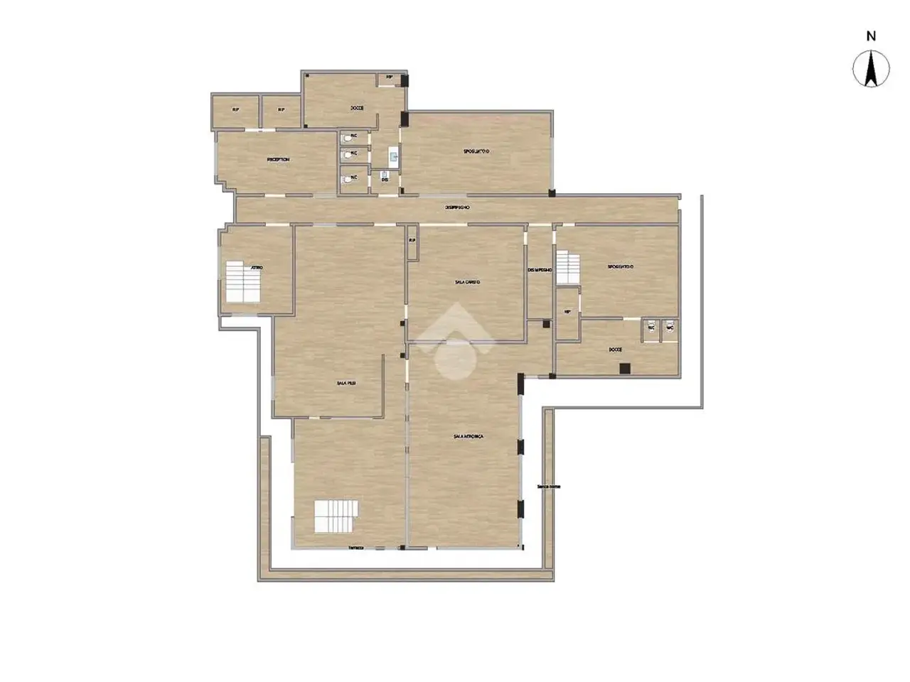 Negozio in Via S. Martino del Carso 45, Manerbio, {3} - Planimetria 1