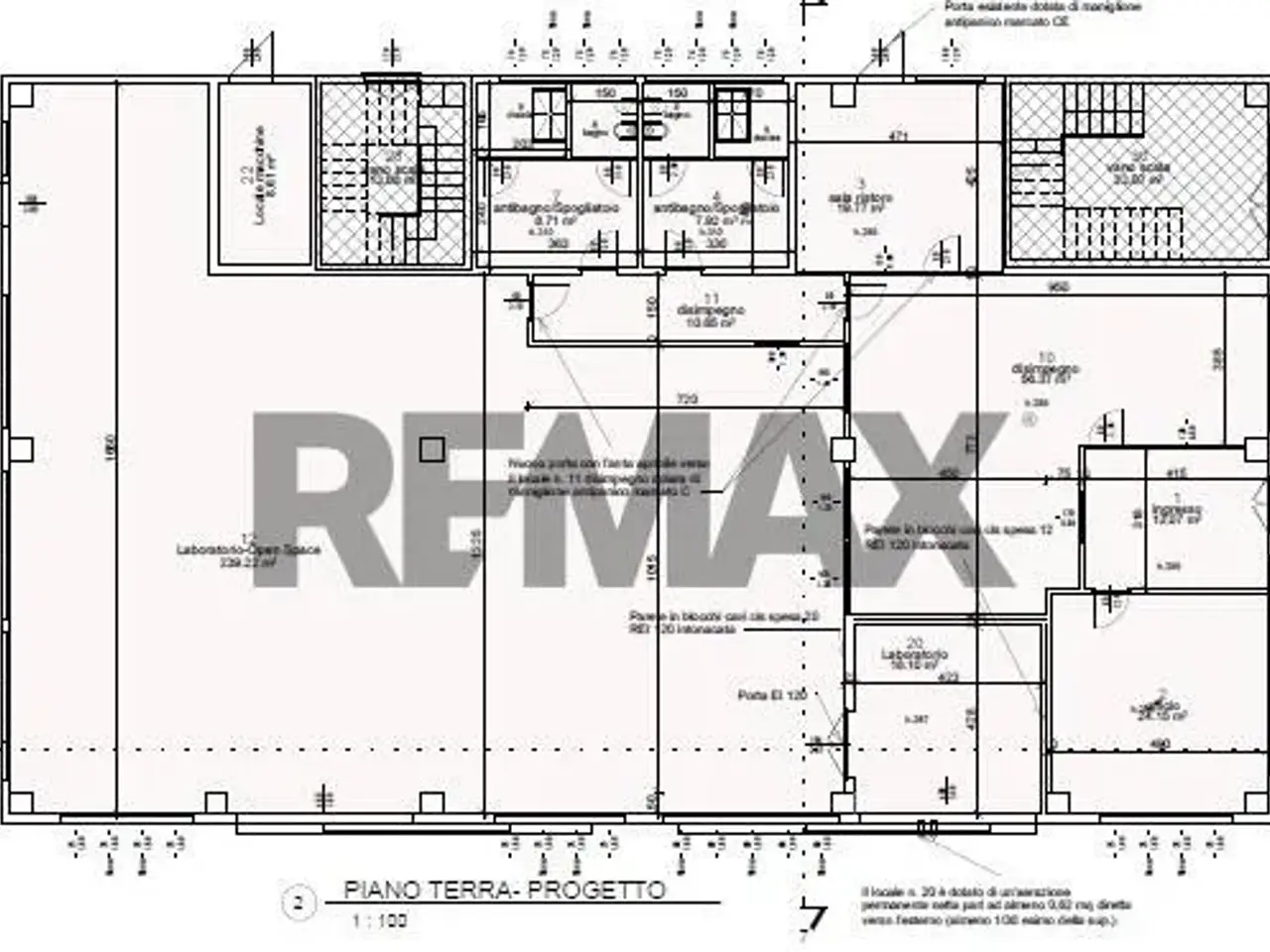 Capannone in , Fornovo San Giovanni, {3} - Planimetria 1