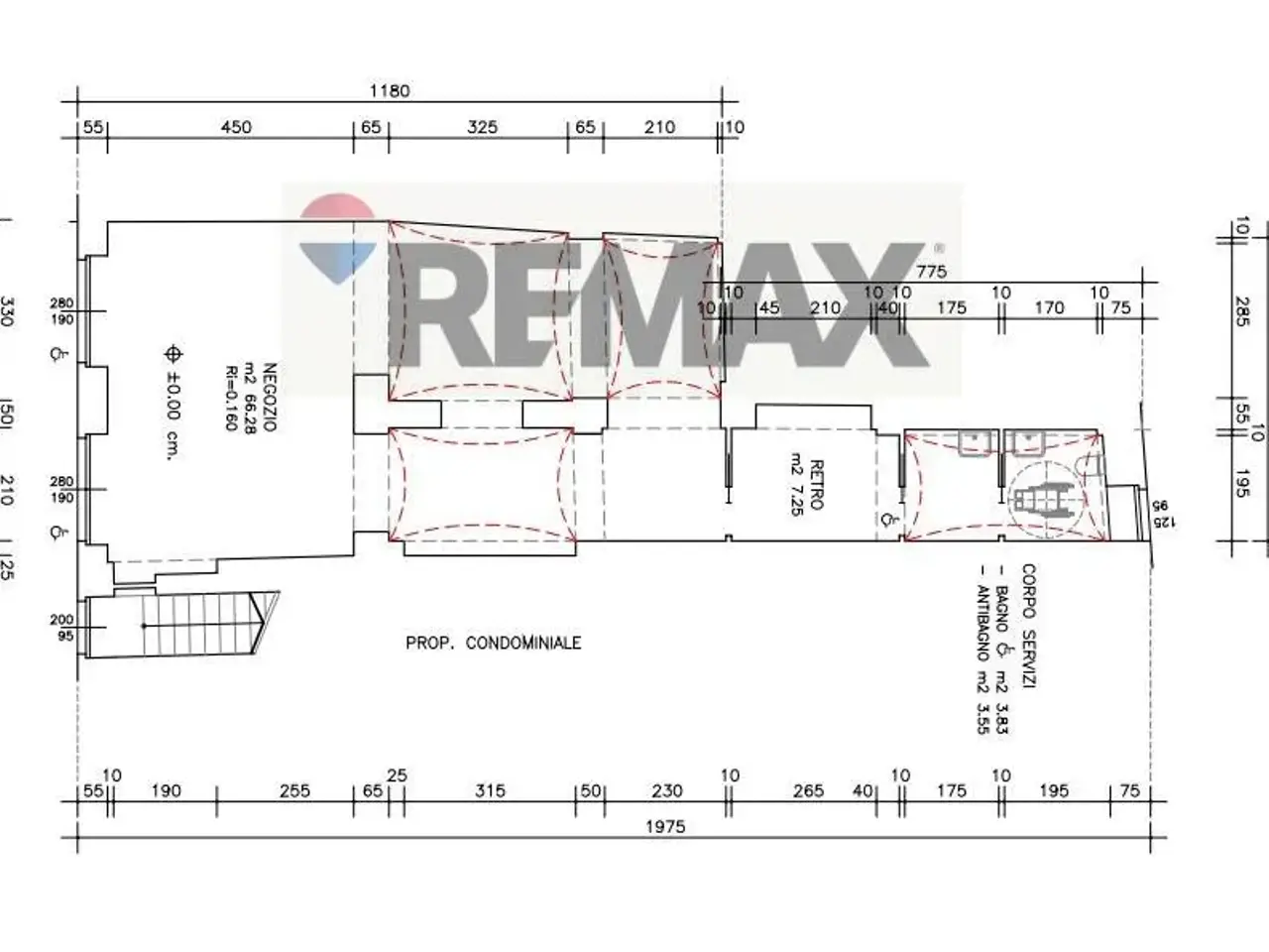 Negozio in Via Filippo Corridoni 77, Borgo Val Di Taro, {3} - Planimetria 1