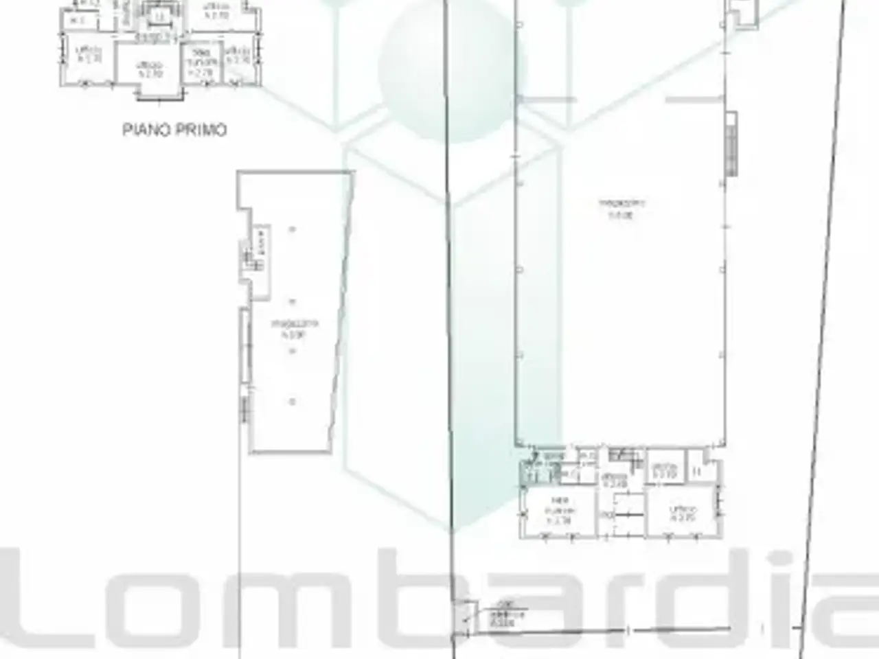 Capannone in Viale Fratelli Kennedy 19, Pedrengo, {3} - Planimetria 1