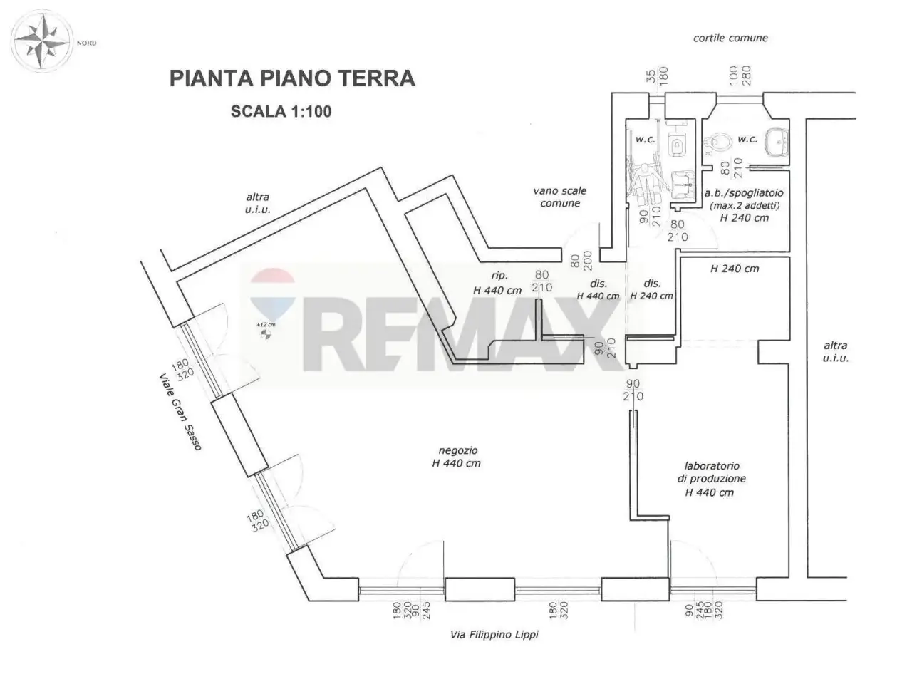 Bar in Piazzale Piola 1, Milano, {3} - Planimetria 1