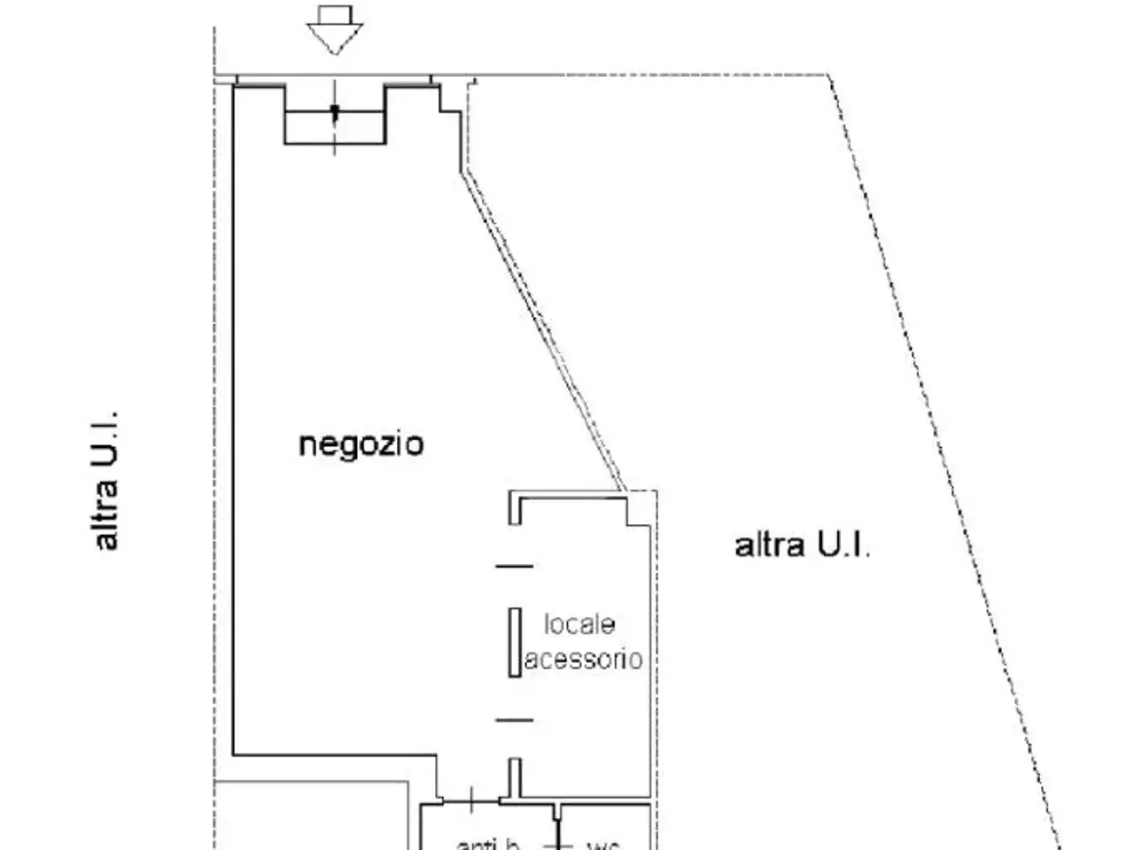 Negozio in Via Torino 15, Cuorgne', {3} - Planimetria 1
