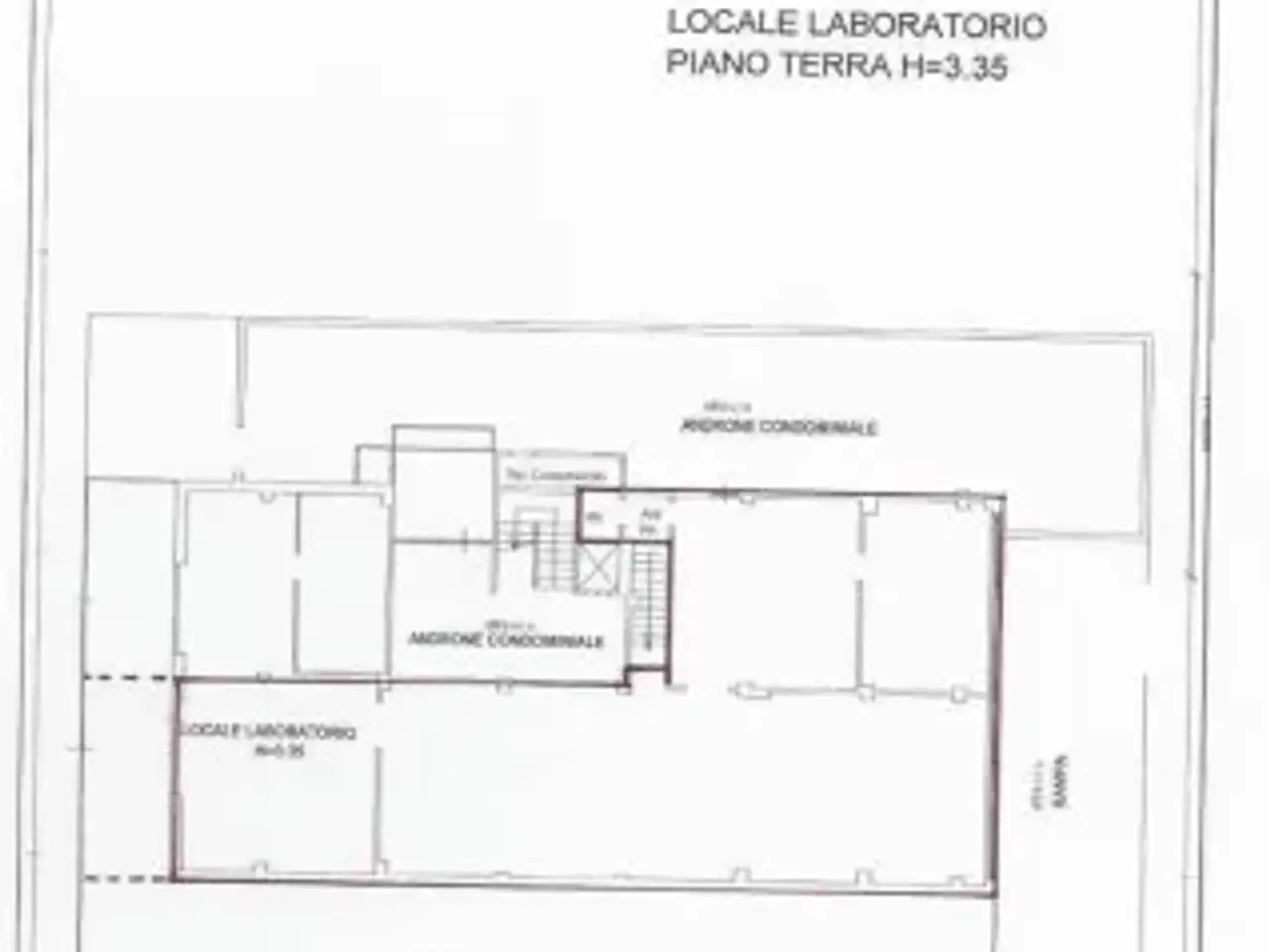 Capannone in , Roma, {3} - Planimetria 1