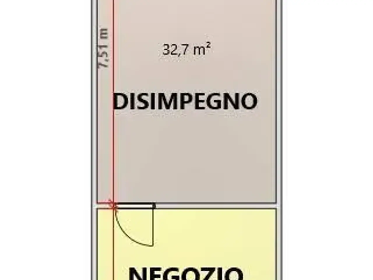 Negozio in Via Bengasi, Codigoro, {3} - Planimetria 1