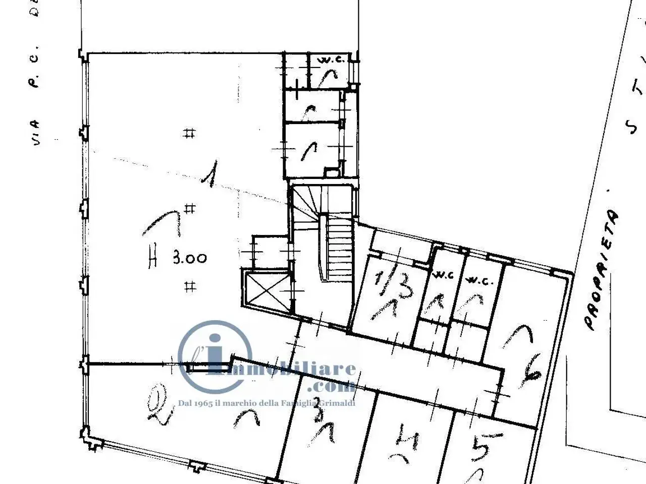 Ufficio in Via Pier Candido Decembrio 20, Vigevano, {3} - Planimetria 1