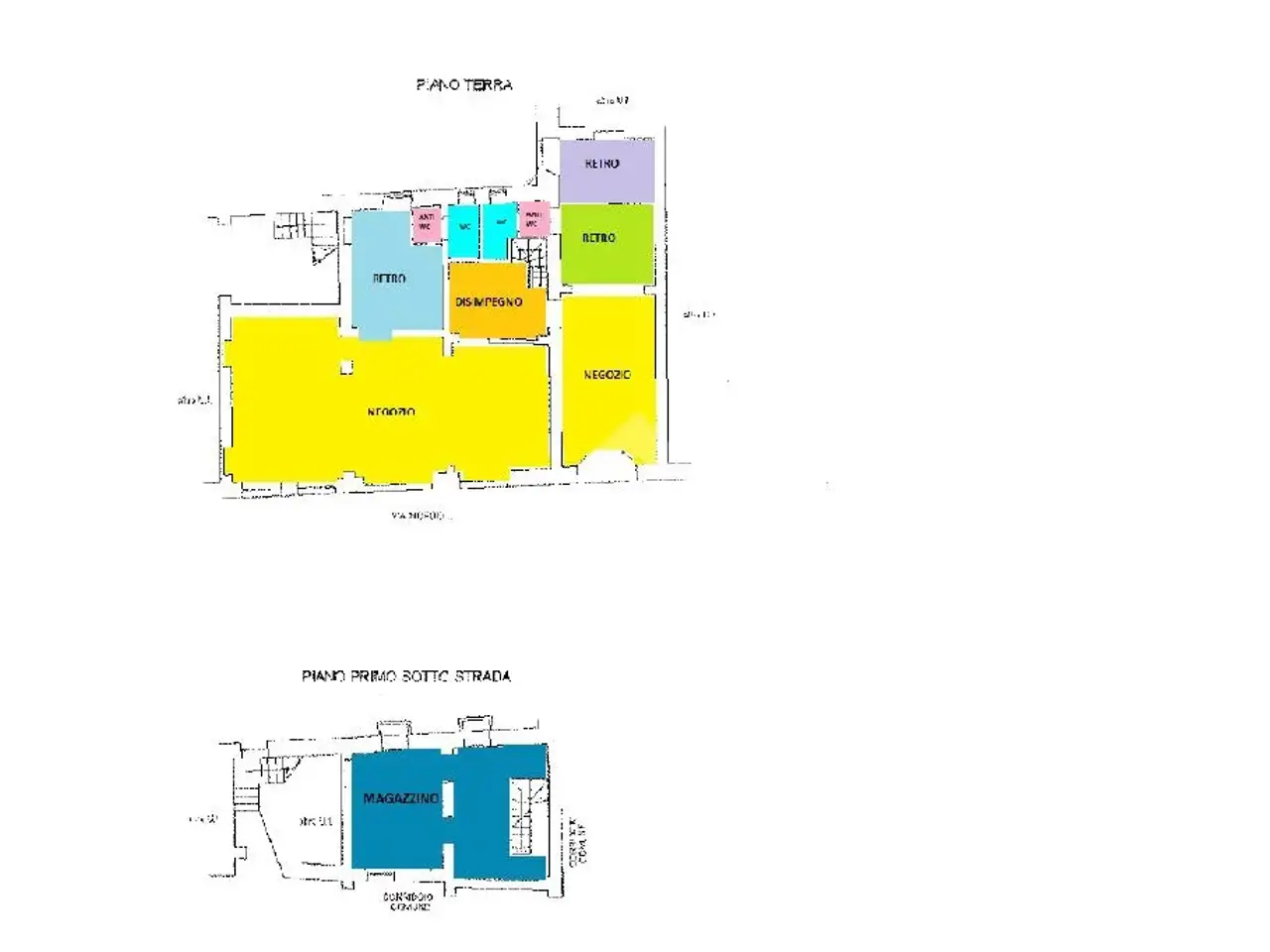 Negozio in Via Morbelli 30, Alessandria, {3} - Planimetria 1