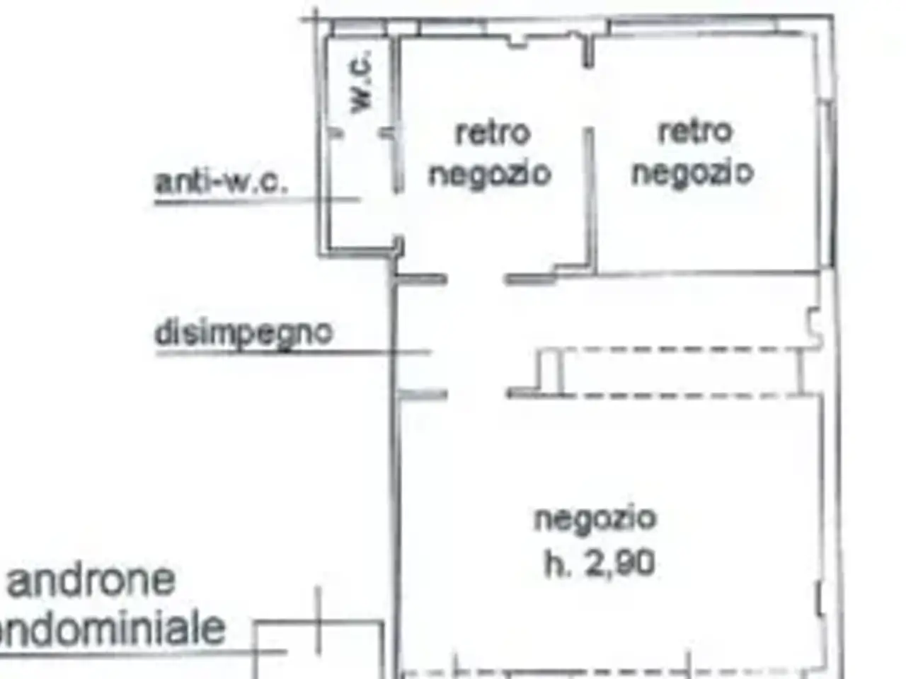 Negozio in Via di San Bartolo a Cintoia, Firenze, {3} - Planimetria 1