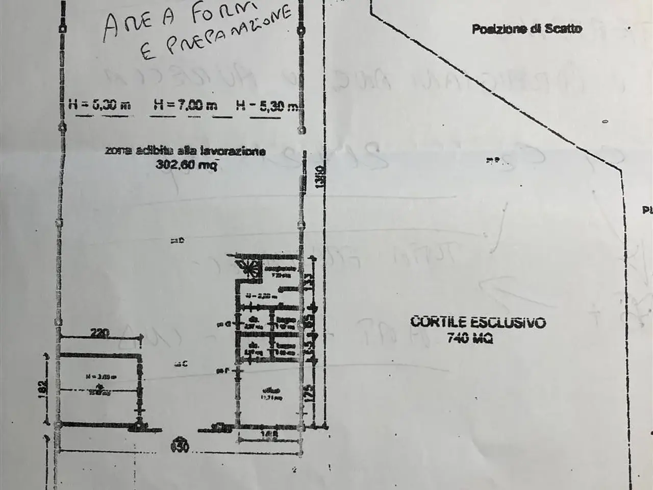 Capannone in , Montescudaio, {3} - Planimetria 1