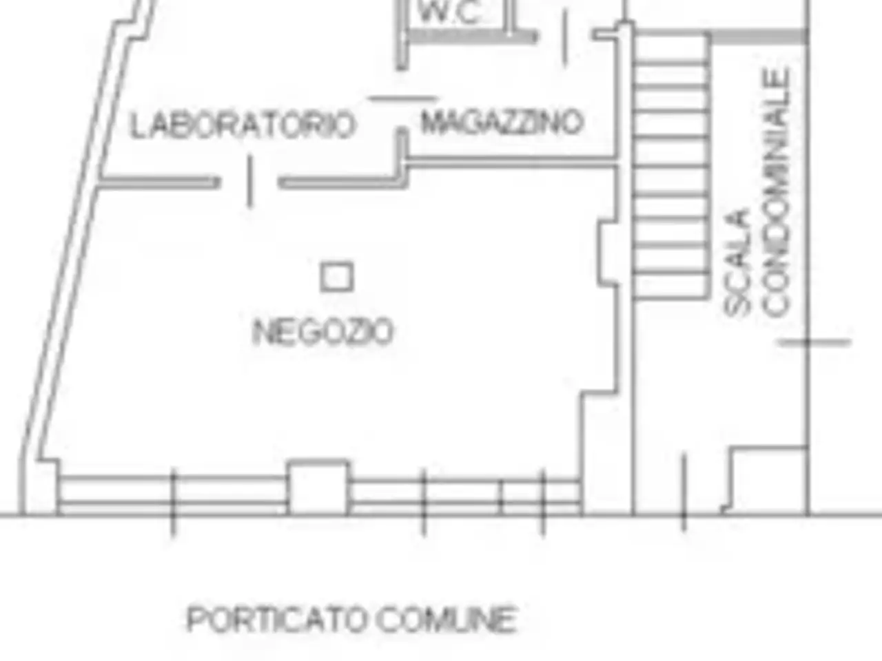 Negozio in Piazza Giacomo Matteotti 16, Grugliasco, {3} - Planimetria 1