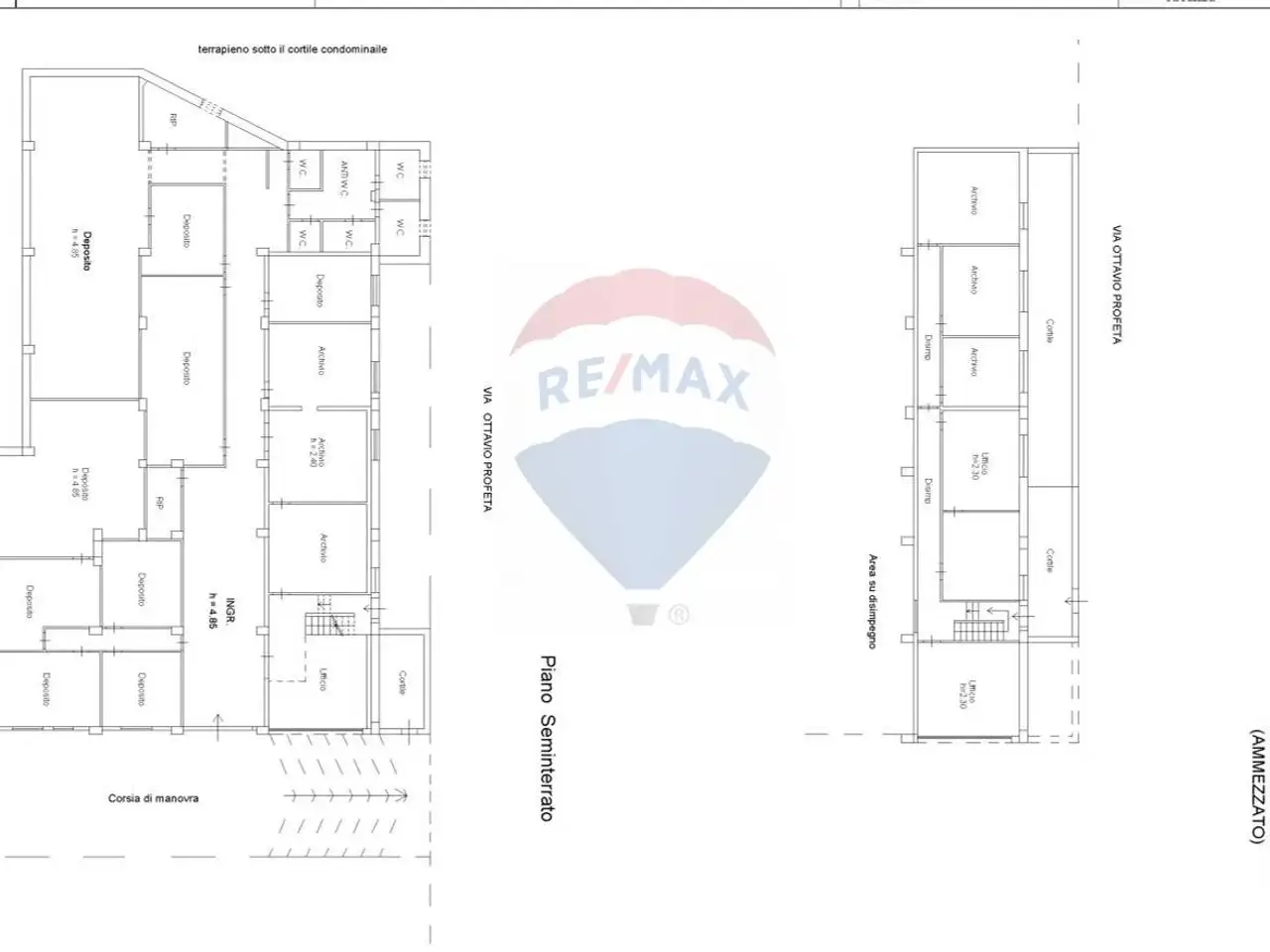 Negozio in Via Ottavio Profeta 2, Catania, {3} - Planimetria 1