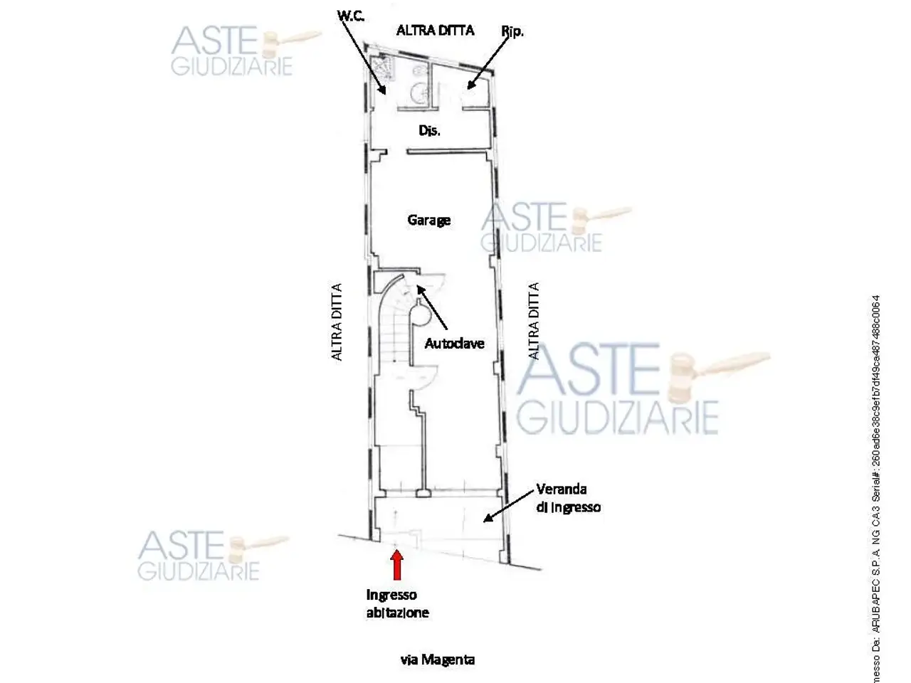 Garage in Via Magenta, 512, 97019 Vittoria Rg, Italia 512, Vittoria, {3} - Planimetria 1