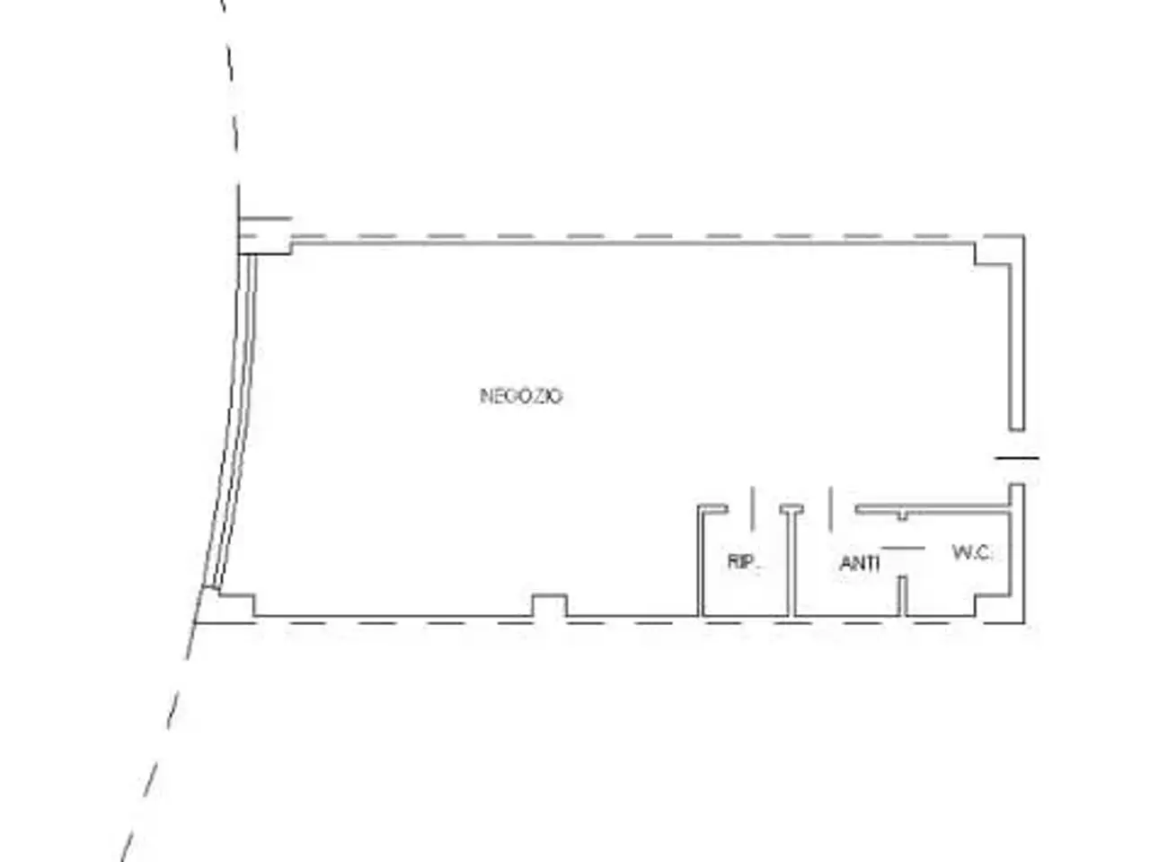 Negozio in Via Venezia 85 B, Vigonza, {3} - Planimetria 1