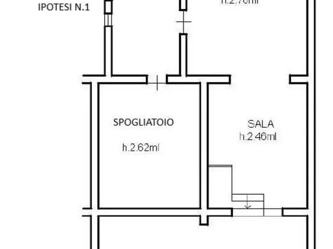 Negozio in Via Tiziano Aspetti, Padova, {3} - Planimetria 1