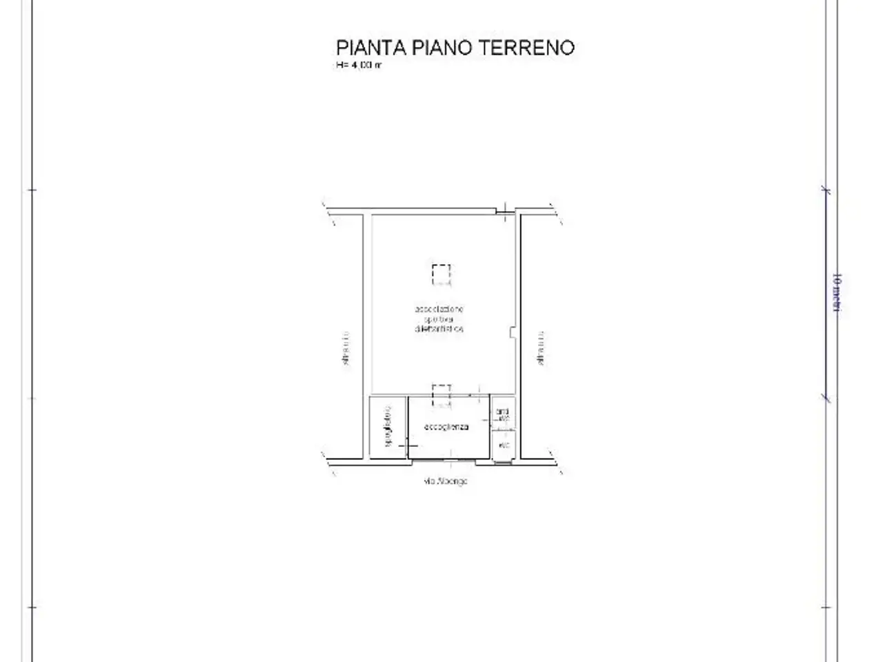 Laboratorio in Via Albenga 4, Torino, {3} - Planimetria 1