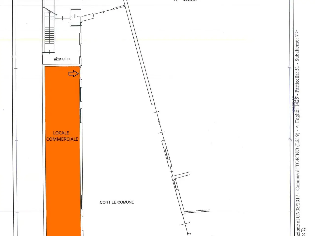Ufficio in Via San Marino  31, Torino, {3} - Planimetria 1