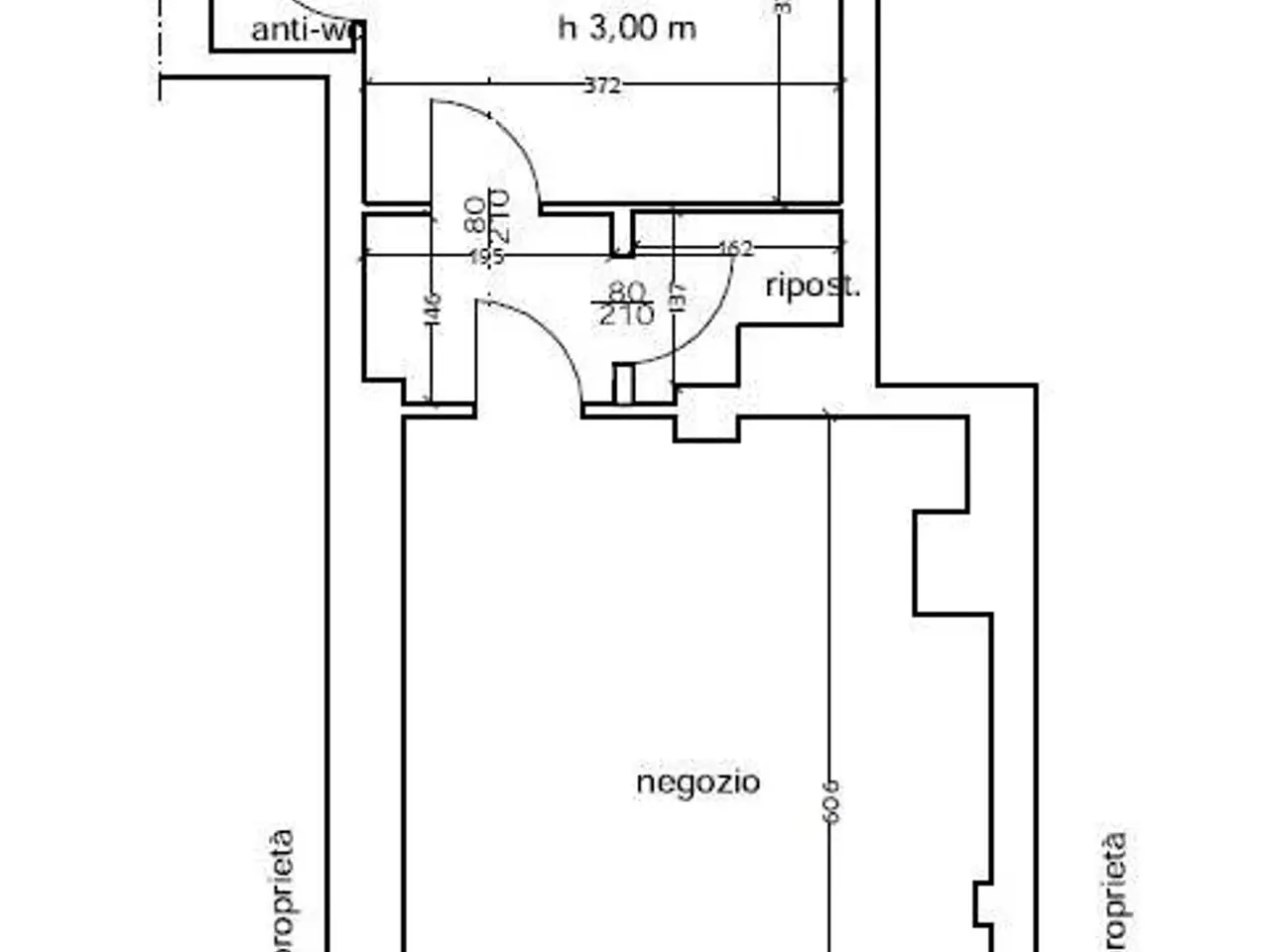 Negozio in , Cirie', {3} - Planimetria 1