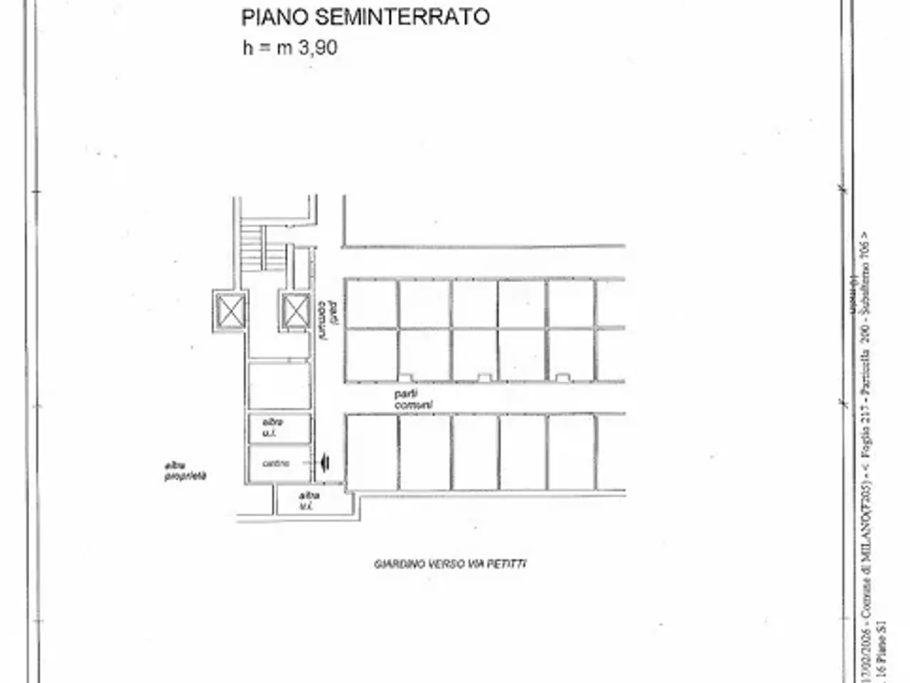 Ufficio in Via Petitti 16, Milano, {3} - Planimetria 1