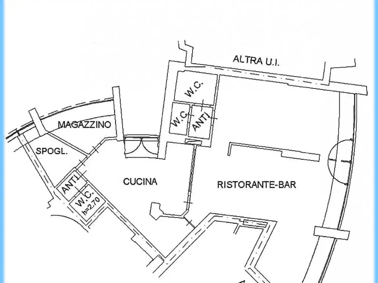 Negozio in Via Lombardia, Jesolo, {3} - Planimetria 1