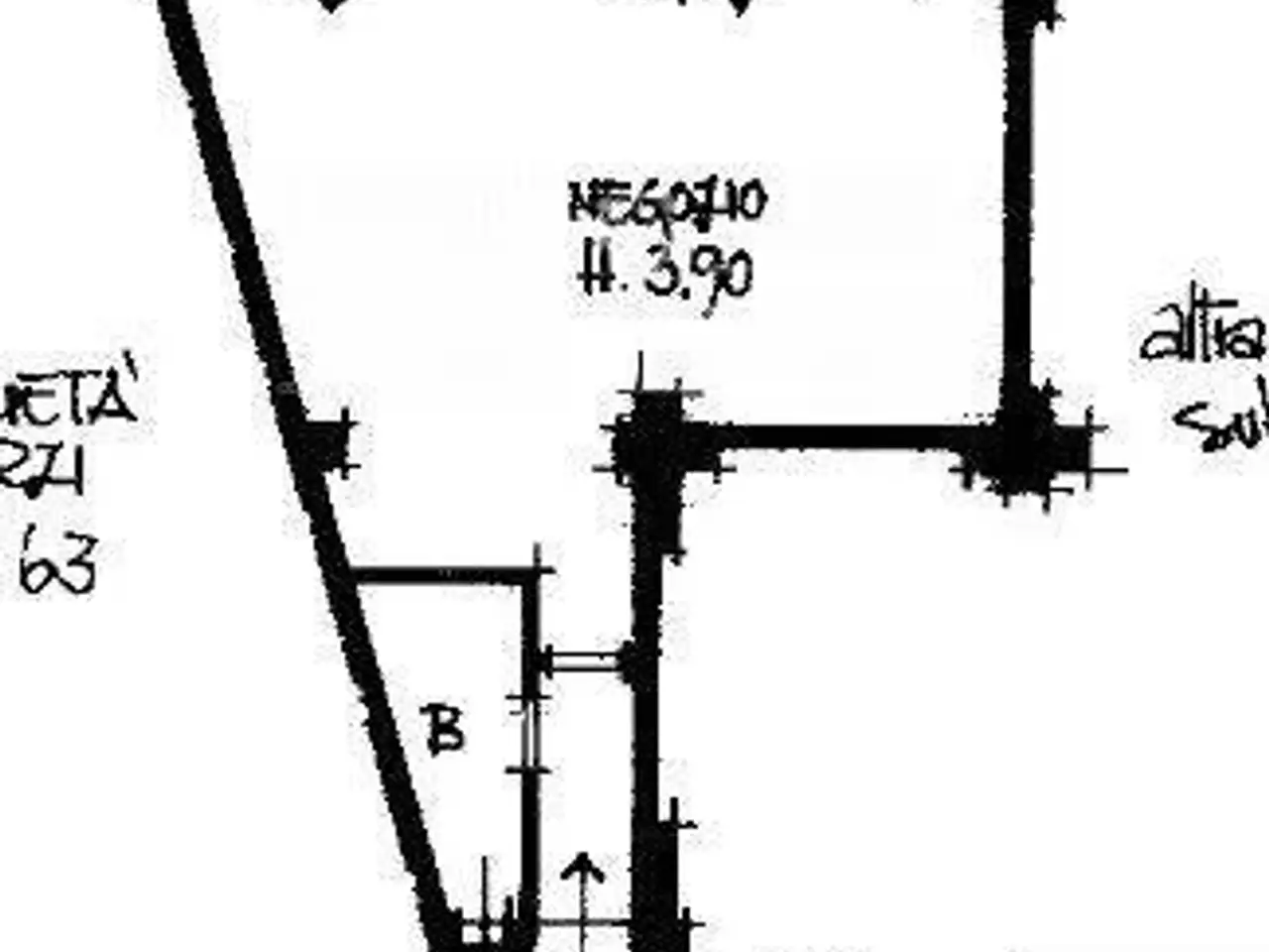 Negozio in Via Vigevano 14, Milano, {3} - Planimetria 1