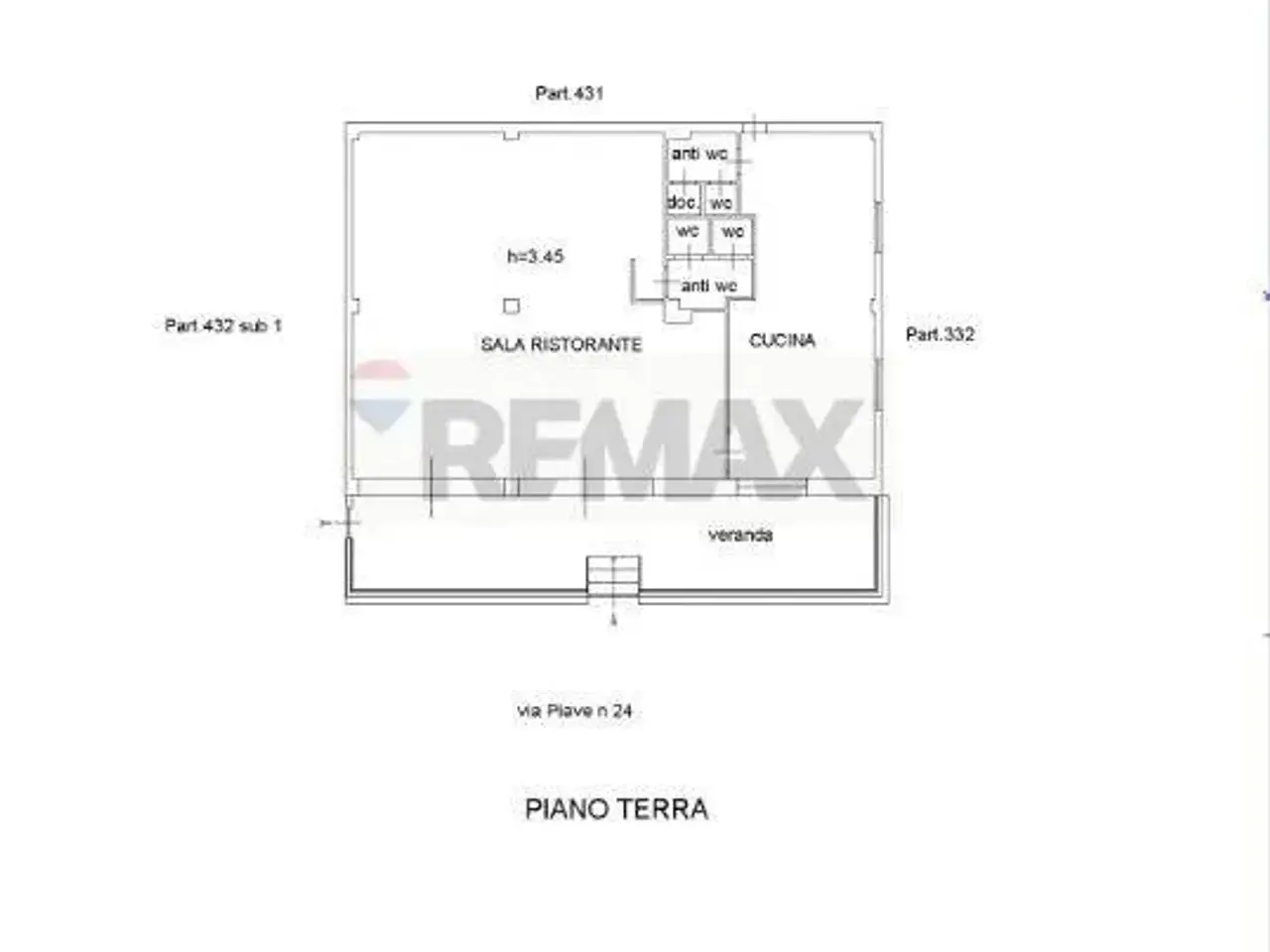 Negozio in Via Piave 24, Buccheri, {3} - Planimetria 1