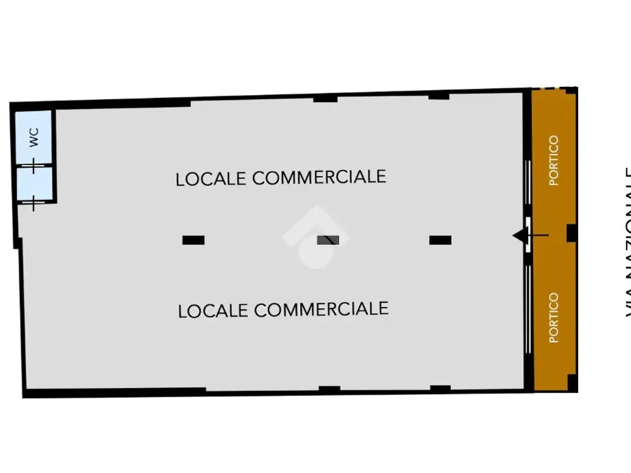 Negozio in Via Nazionale 131, Torregrotta, {3} - Planimetria 1