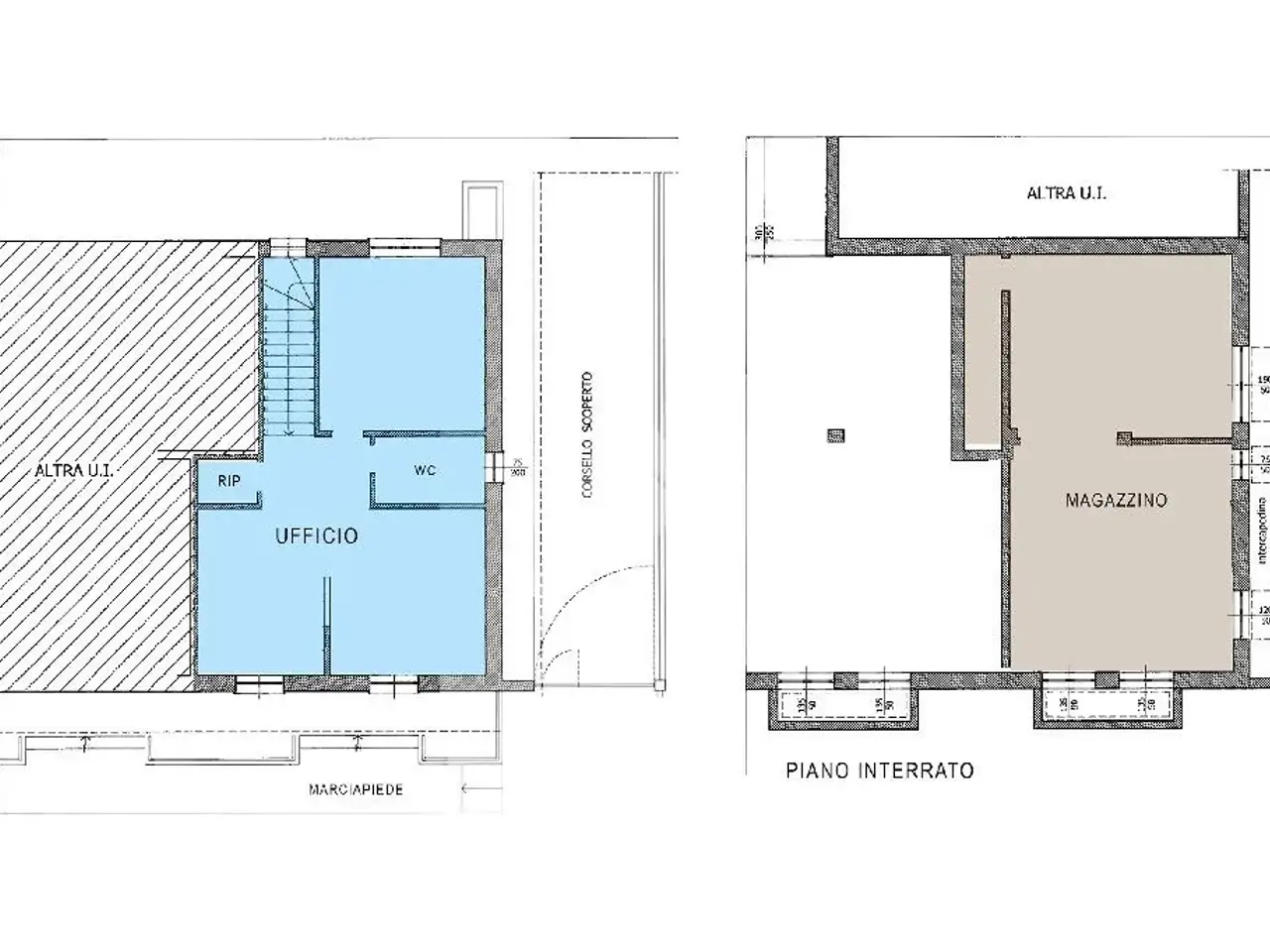 Ufficio in Via San Carlo 35, Paderno Dugnano, {3} - Planimetria 1