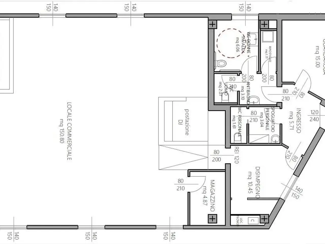 Magazzino in , Curtatone, {3} - Planimetria 1