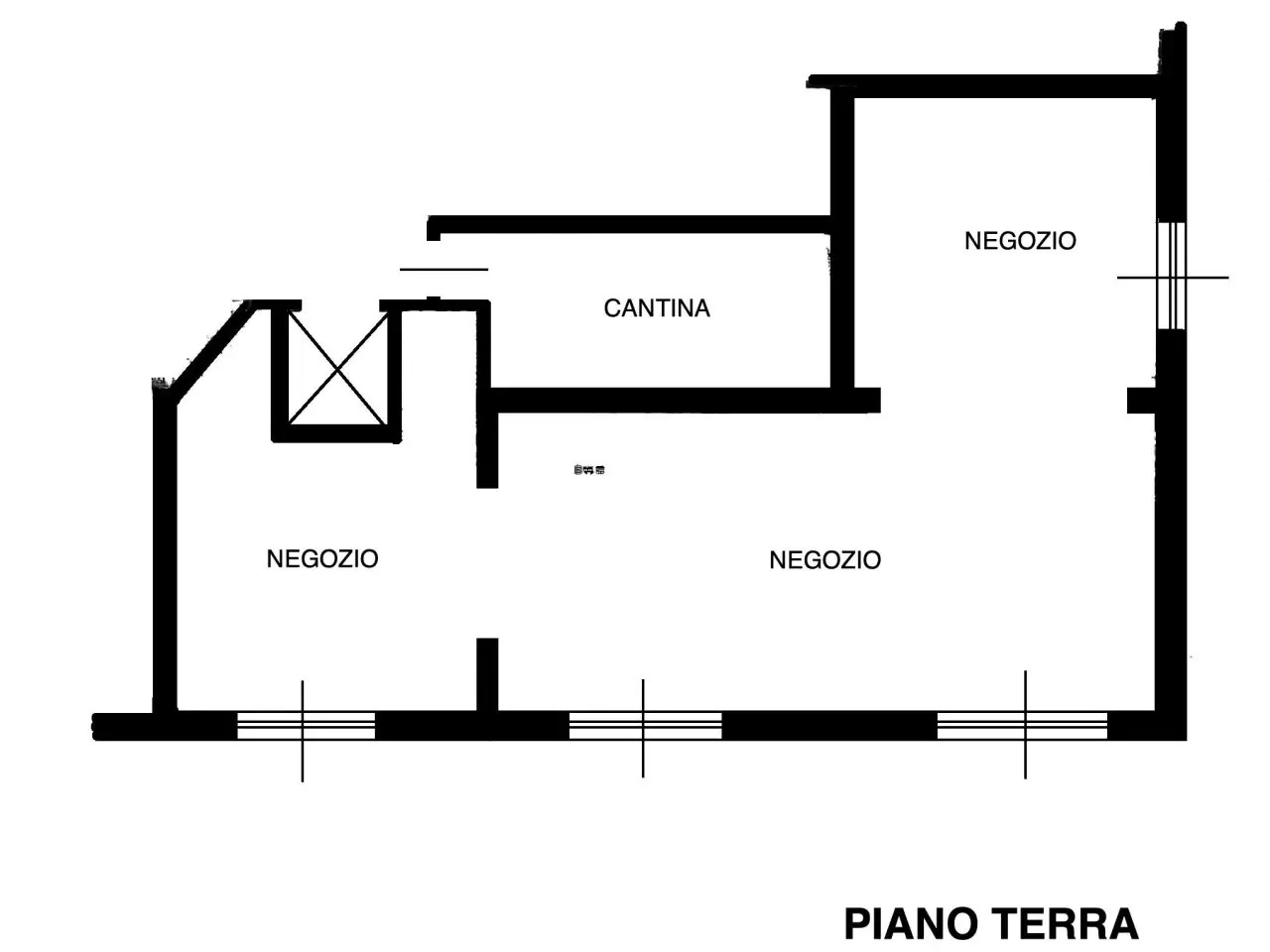 Negozio in Via Nonantolana, Modena - Planimetria 1