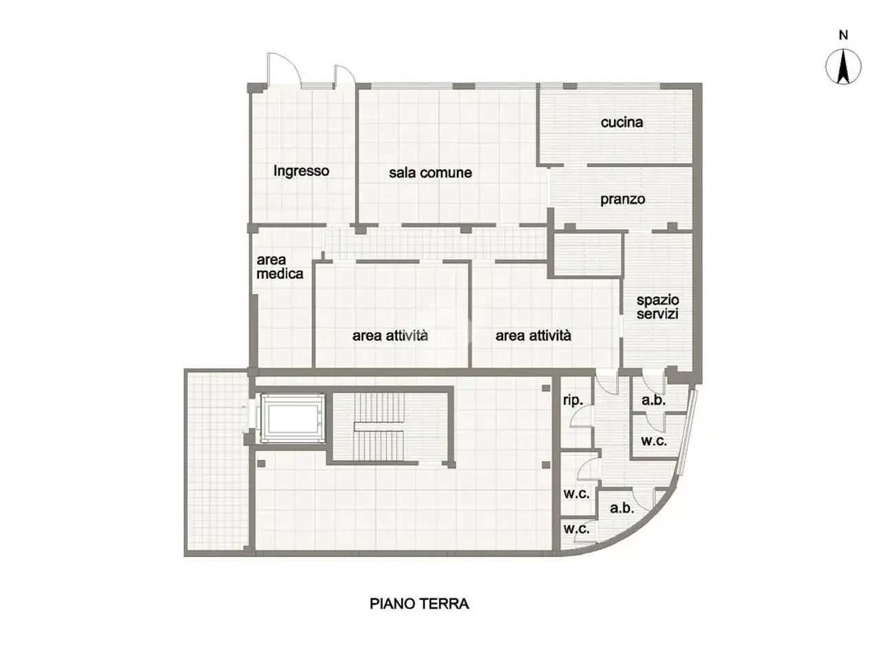 Palazzina commerciale in Viale Guglielmo Marconi 12, Sant'Egidio Alla Vibrata, {3} - Planimetria 1