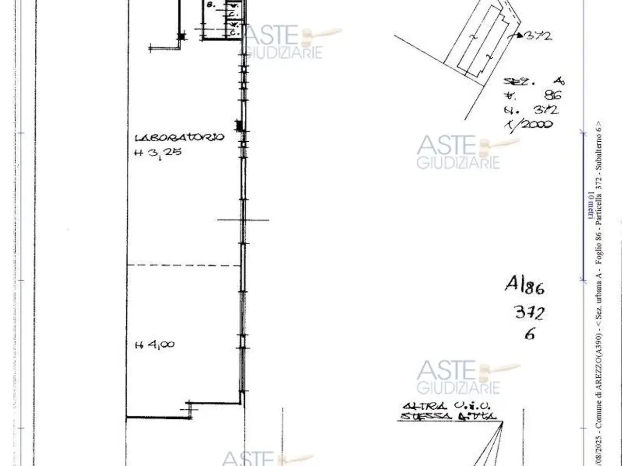 Laboratorio in Via delle Biole, 40-42, 52100 Arezzo Ar, Italia 40, Arezzo, {3} - Planimetria 1